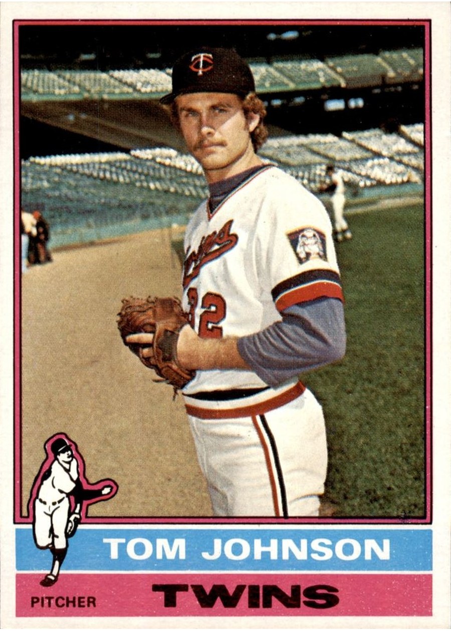 1976 Topps #448 Tom Johnson, Minnesota Twins