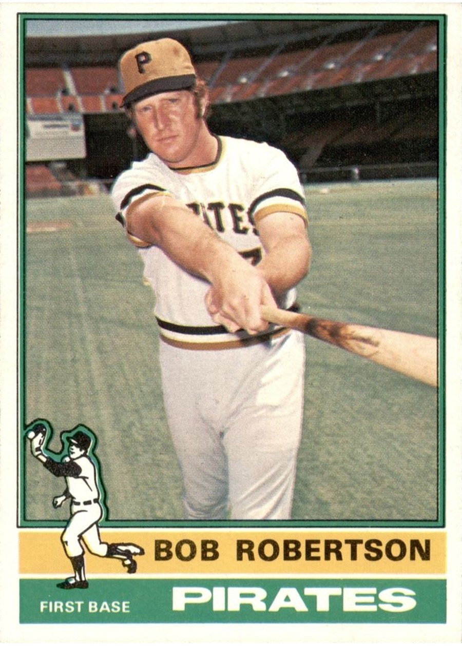 1976 Topps #449 Bob Robertson, Pittsburgh Pirates