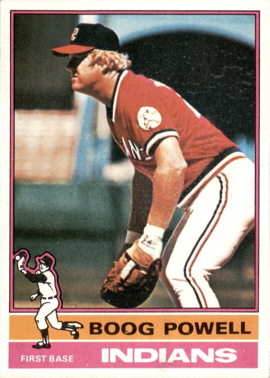 1976 Topps #45 Boog Powell, Cleveland Indians