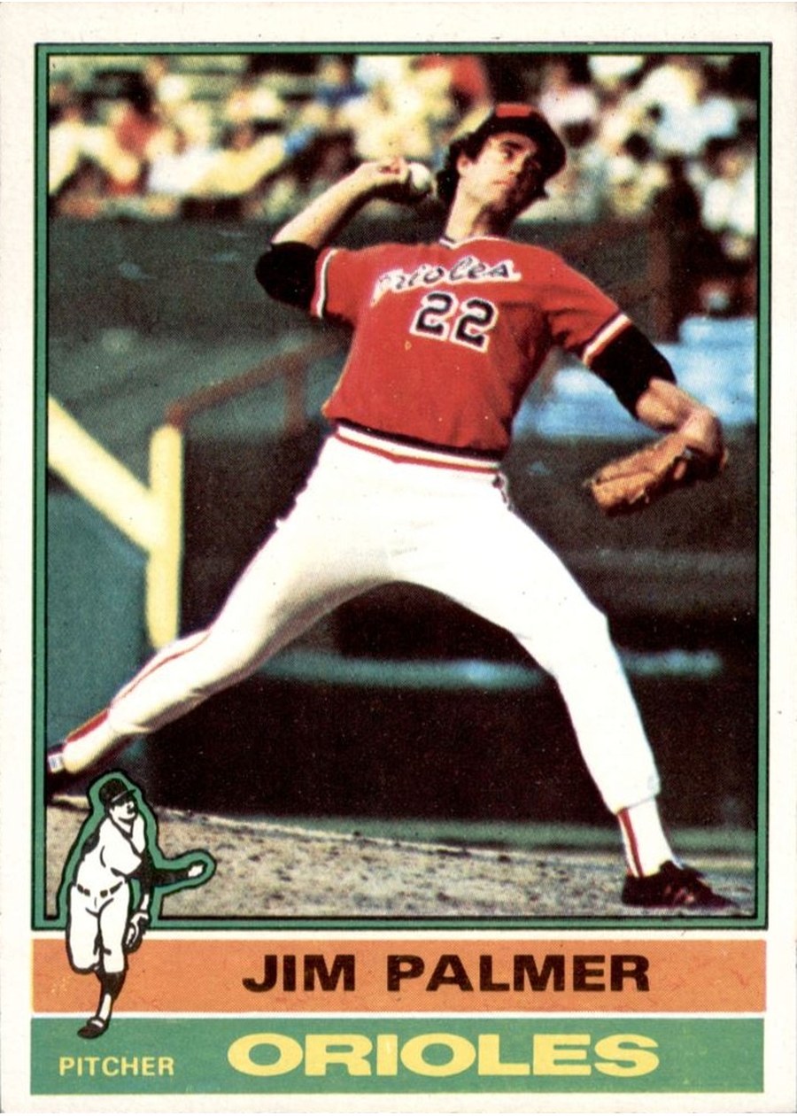 1976 Topps #450 Jim Palmer, Baltimore Orioles
