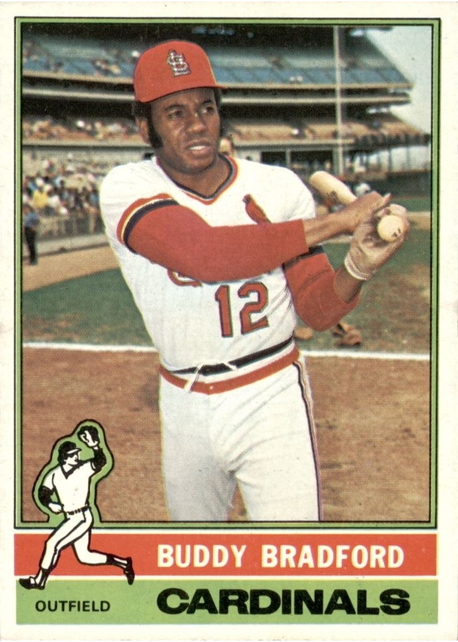 1976 Topps #451 Buddy Bradford, St. Louis Cardinals
