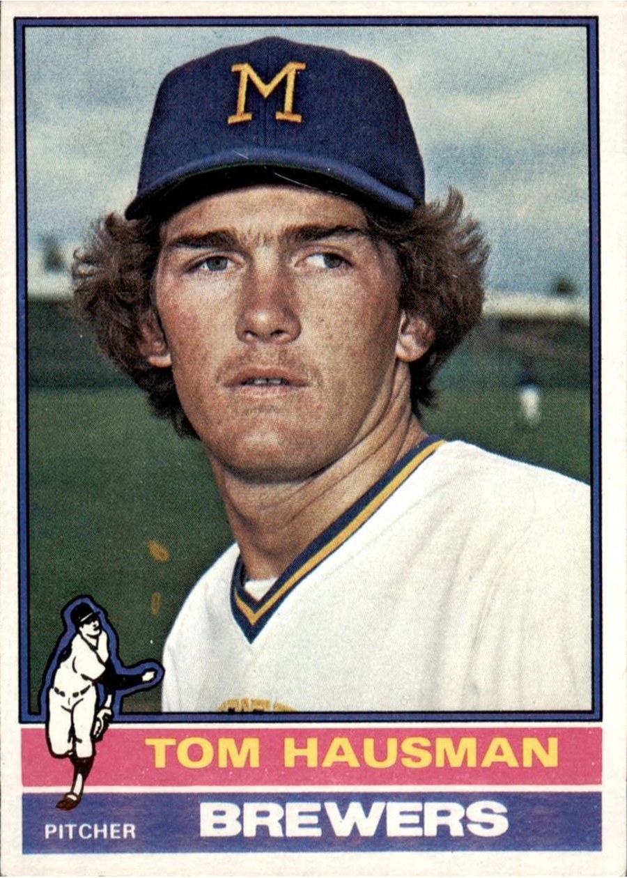 1976 Topps #452 Tom Hausman, Milwaukee Brewers