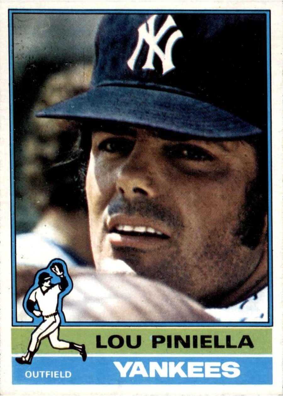 1976 Topps #453 Lou Piniella, New York Yankees