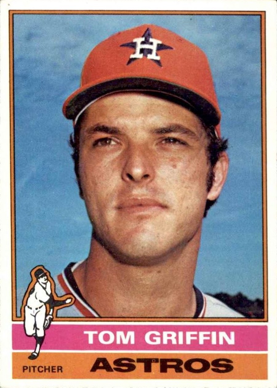 1976 Topps #454 Tom Griffin, Houston Astros