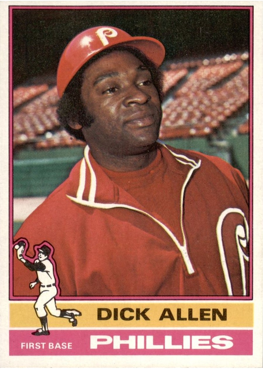1976 Topps #455 Dick Allen, Philadelphia Phillies
