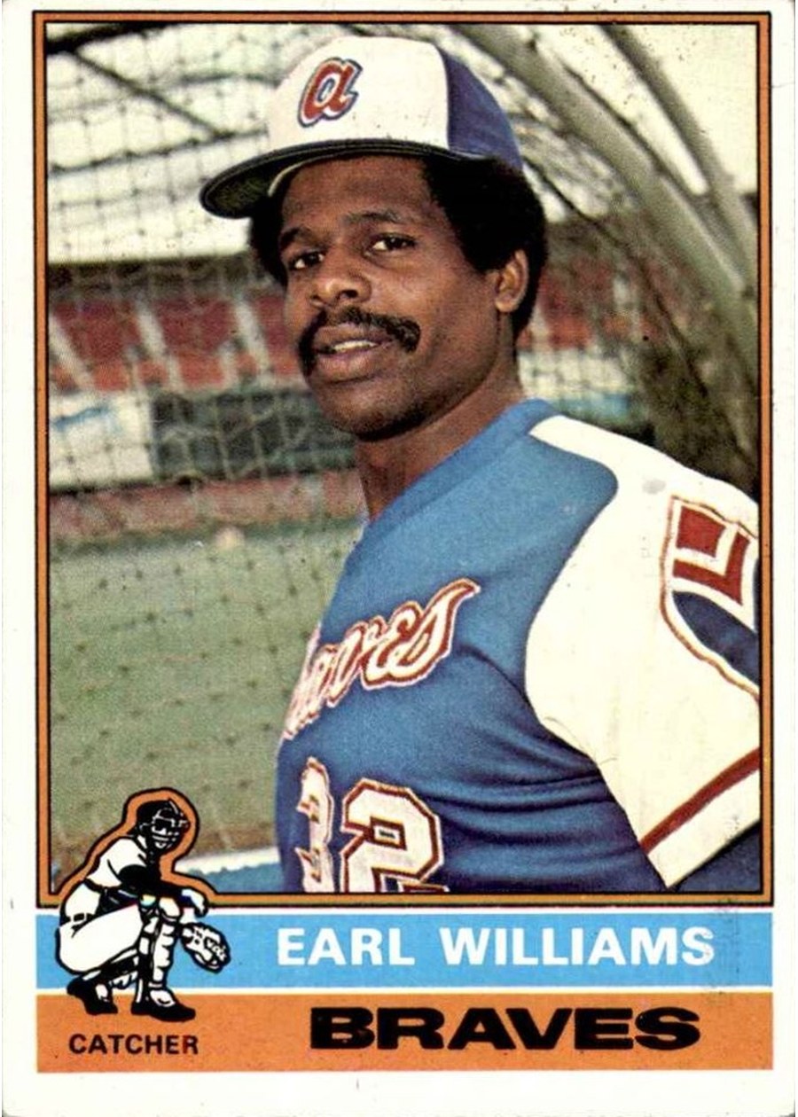 1976 Topps #458 Earl Williams, Atlanta Braves
