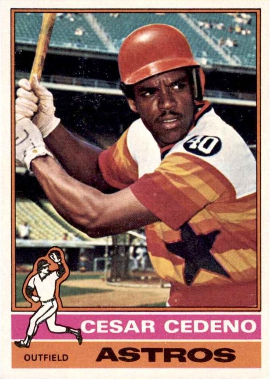1976 Topps #460 Cesar Cedeno, Houston Astros