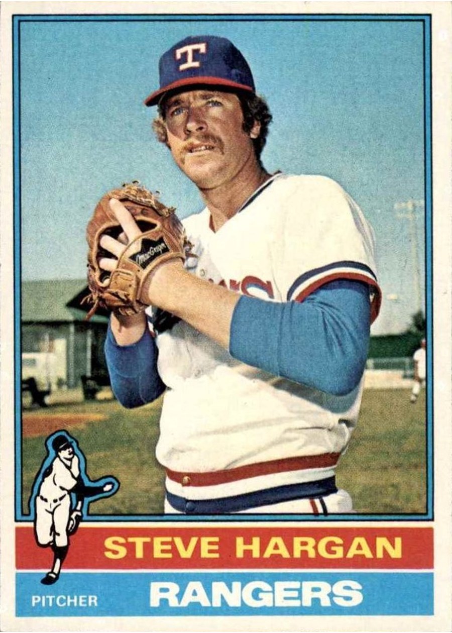 1976 Topps #463 Steve Hargan, Texas Rangers