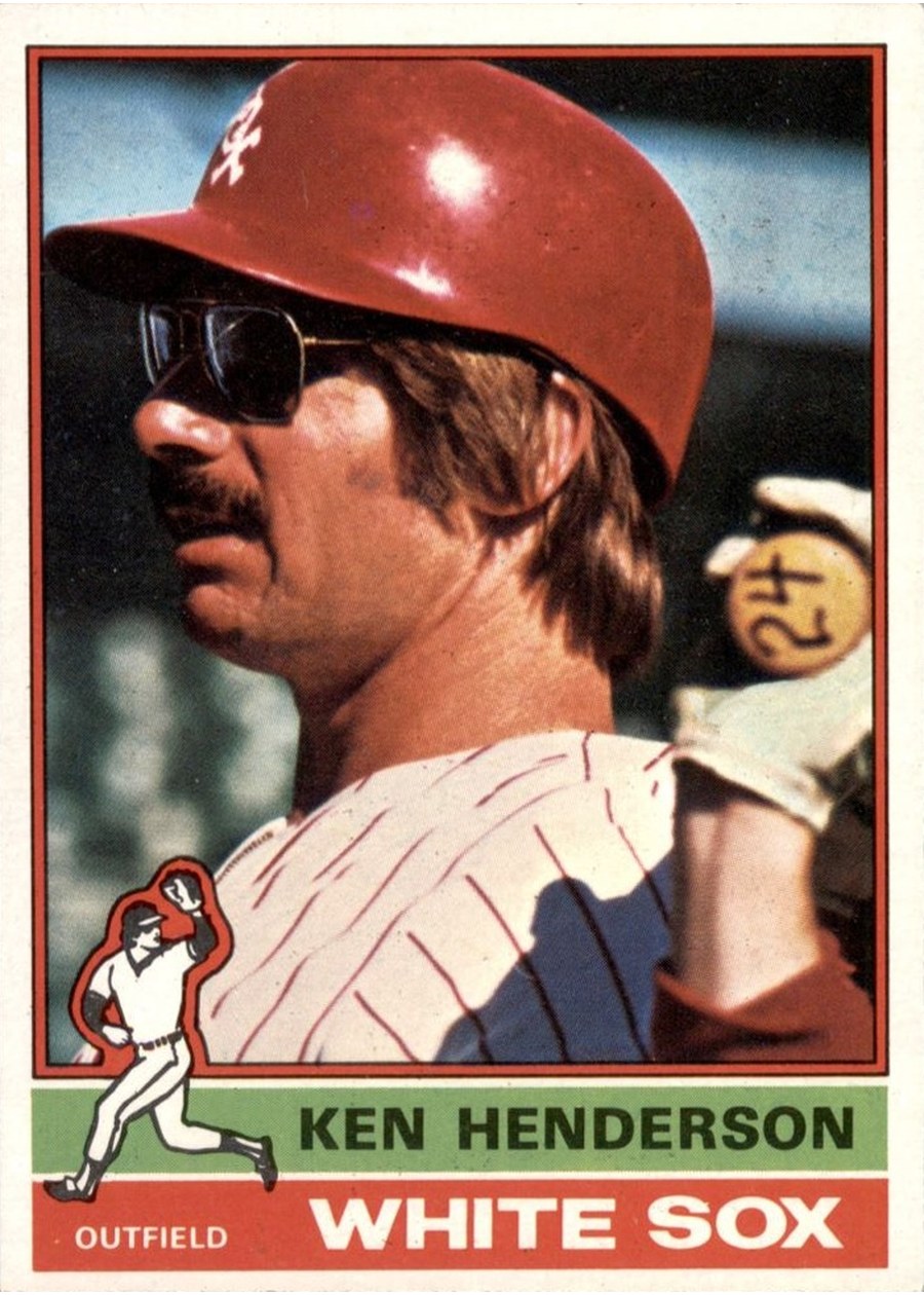 1976 Topps #464 Ken Henderson, Chicago White Sox