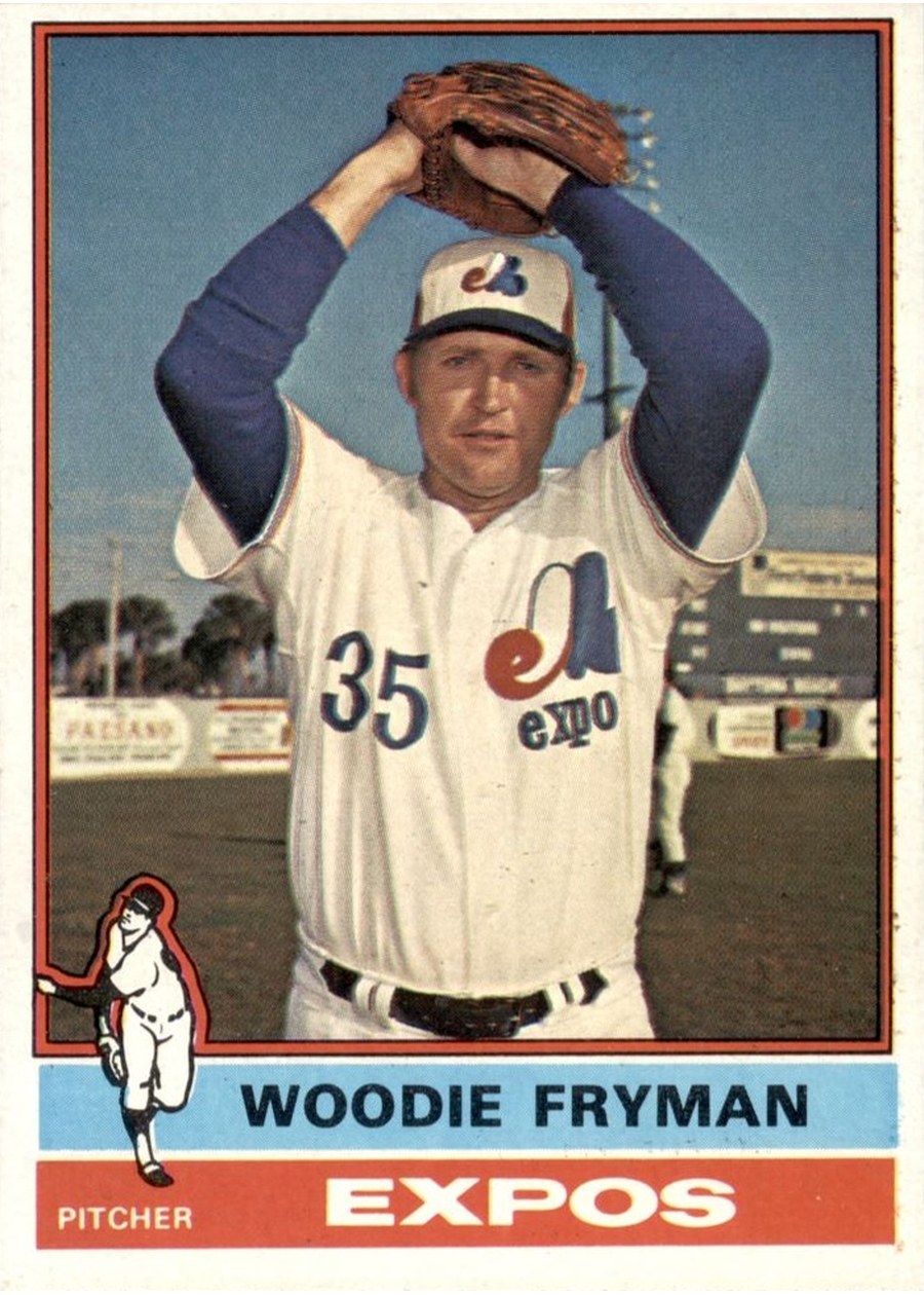 1976 Topps #467 Woodie Fryman, Montreal Expos