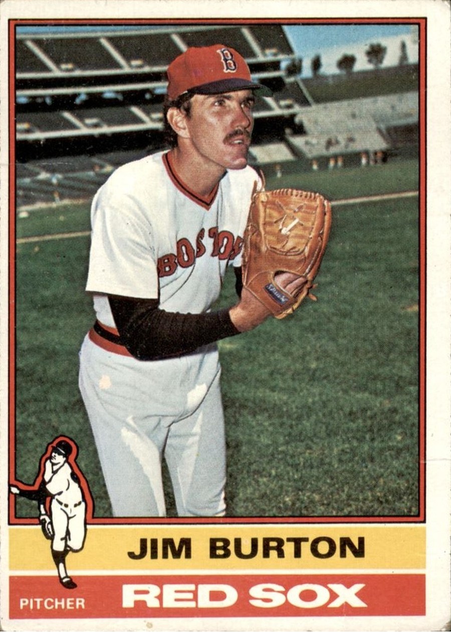1976 Topps #471 Jim Burton, Boston Red Sox