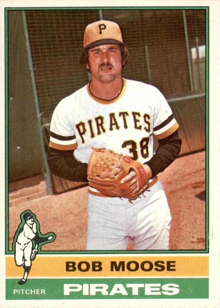 1976 Topps #476 Bob Moose, Pittsburgh Pirates