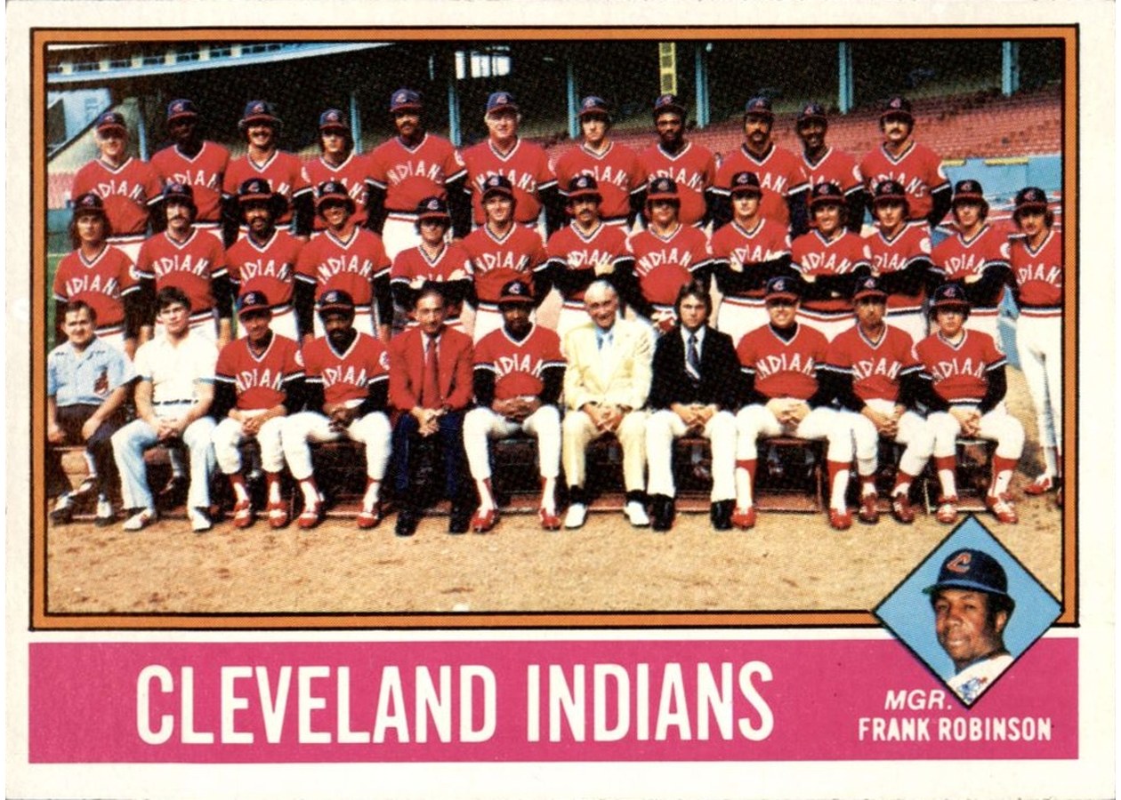 1976 Topps #477 Cleveland Indians Team
