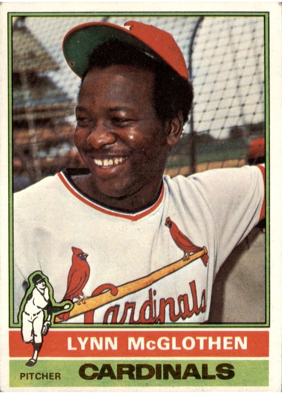 1976 Topps #478 Lynn McGlothen, St. Louis Cardinals