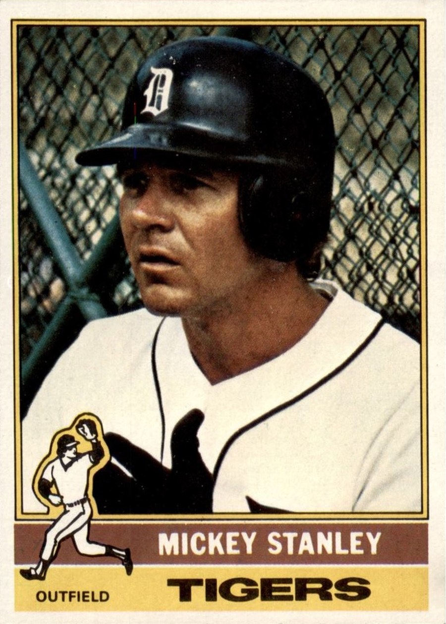 1976 Topps #483 Mickey Stanley, Detroit Tigers