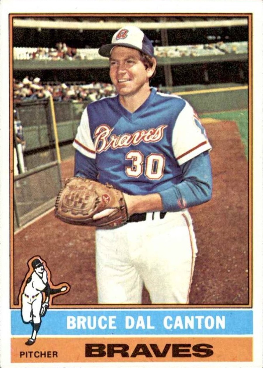 1976 Topps #486 Bruce Dal Canton, Atlanta Braves