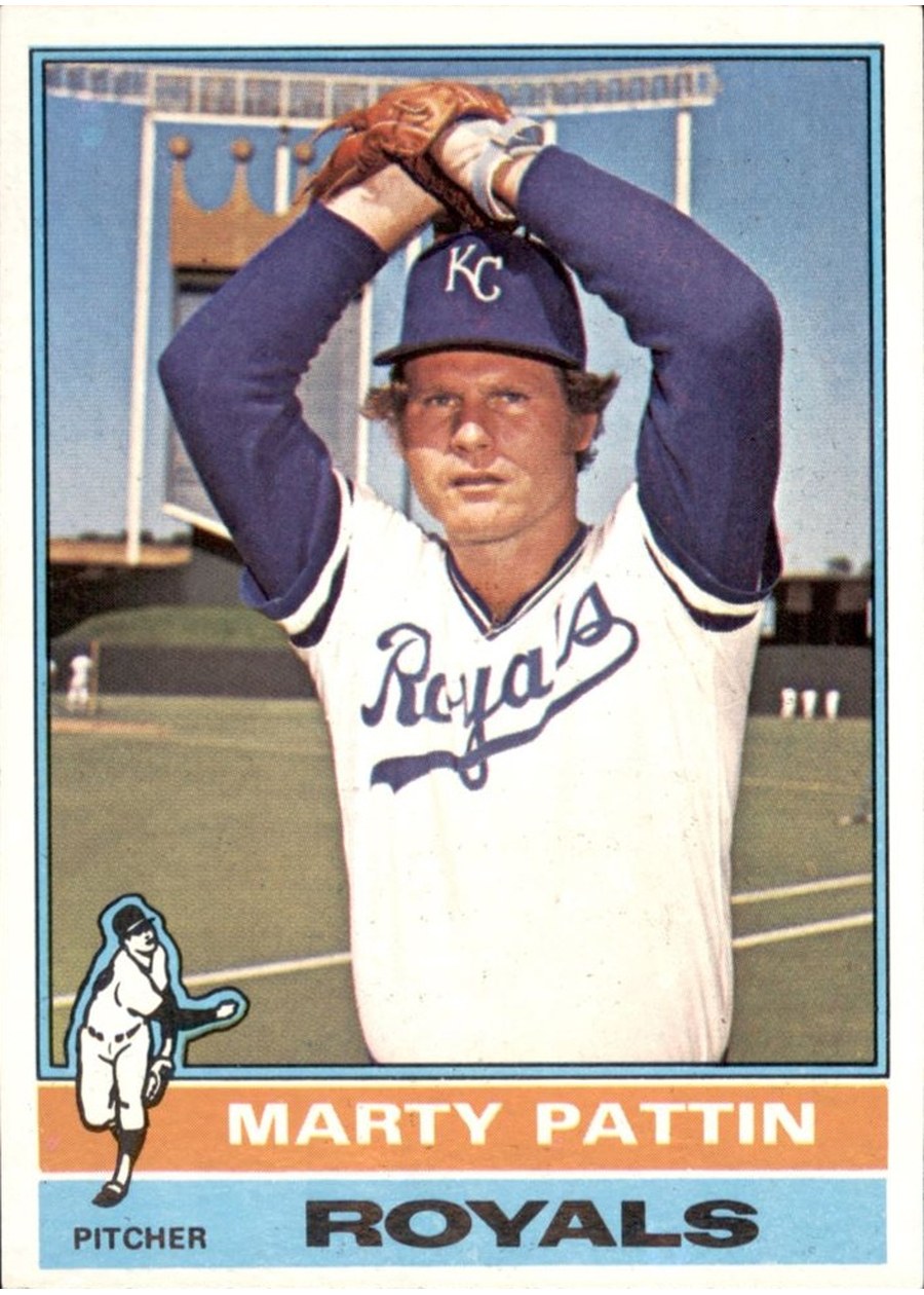 1976 Topps #492 Marty Pattin, Kansas City Royals