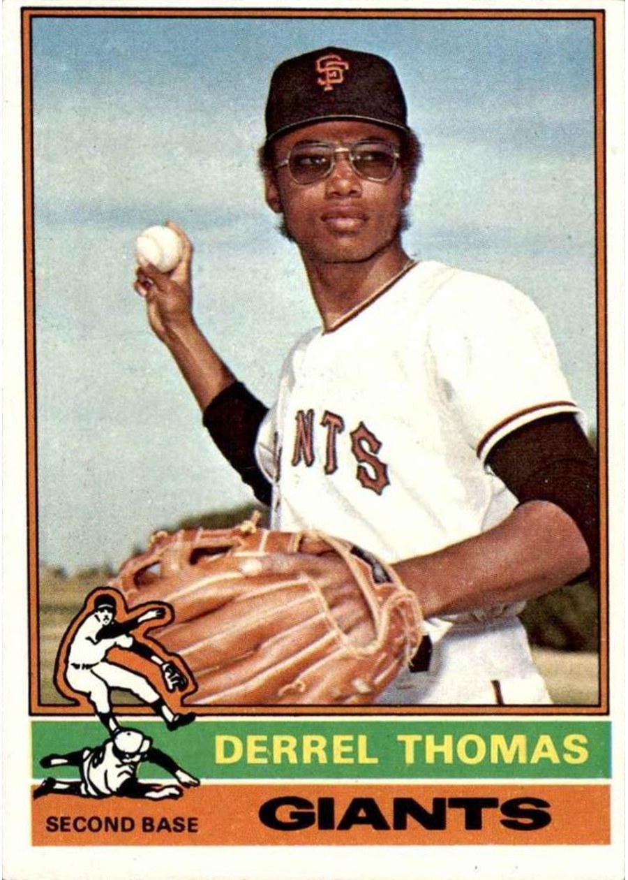 1976 Topps #493 Derrel Thomas, San Francisco Giants