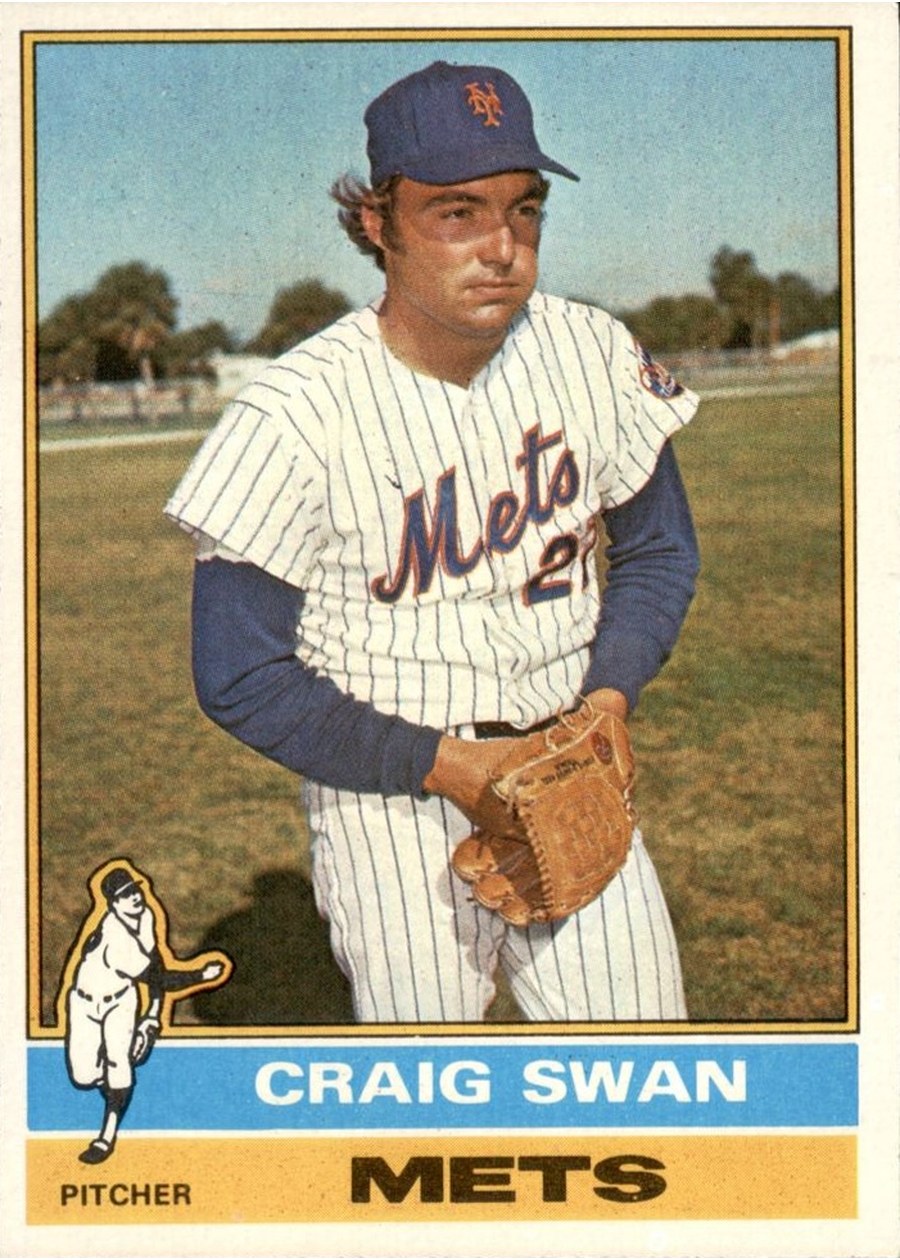 1976 Topps #494 Craig Swan, New York Mets