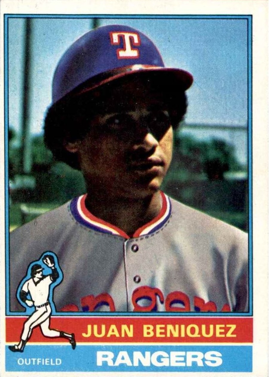 1976 Topps #496 Juan Beniquez, Texas Rangers