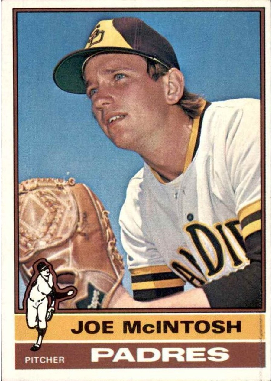 1976 Topps #497 Joe McIntosh, San Diego Padres
