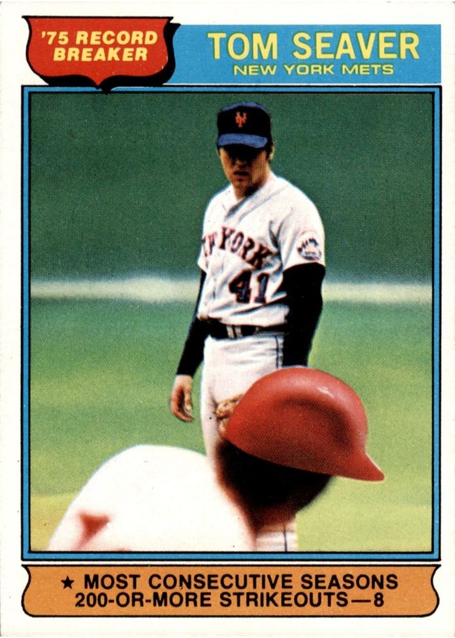 1976 Topps #5 Tom Seaver, New York Mets