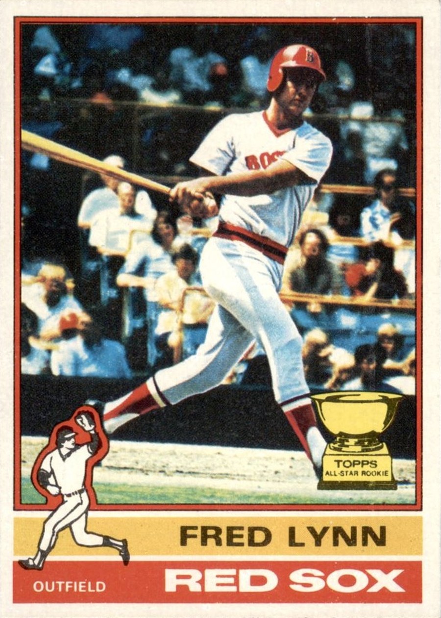 1976 Topps #50 Fred Lynn, Boston Red Sox