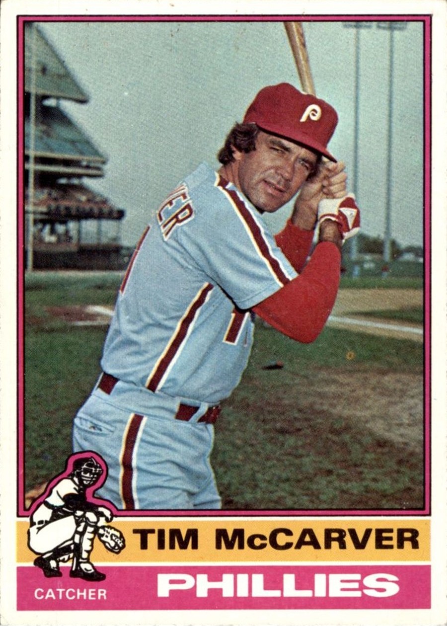 1976 Topps #502 Tim McCarver, Philadelphia Phillies