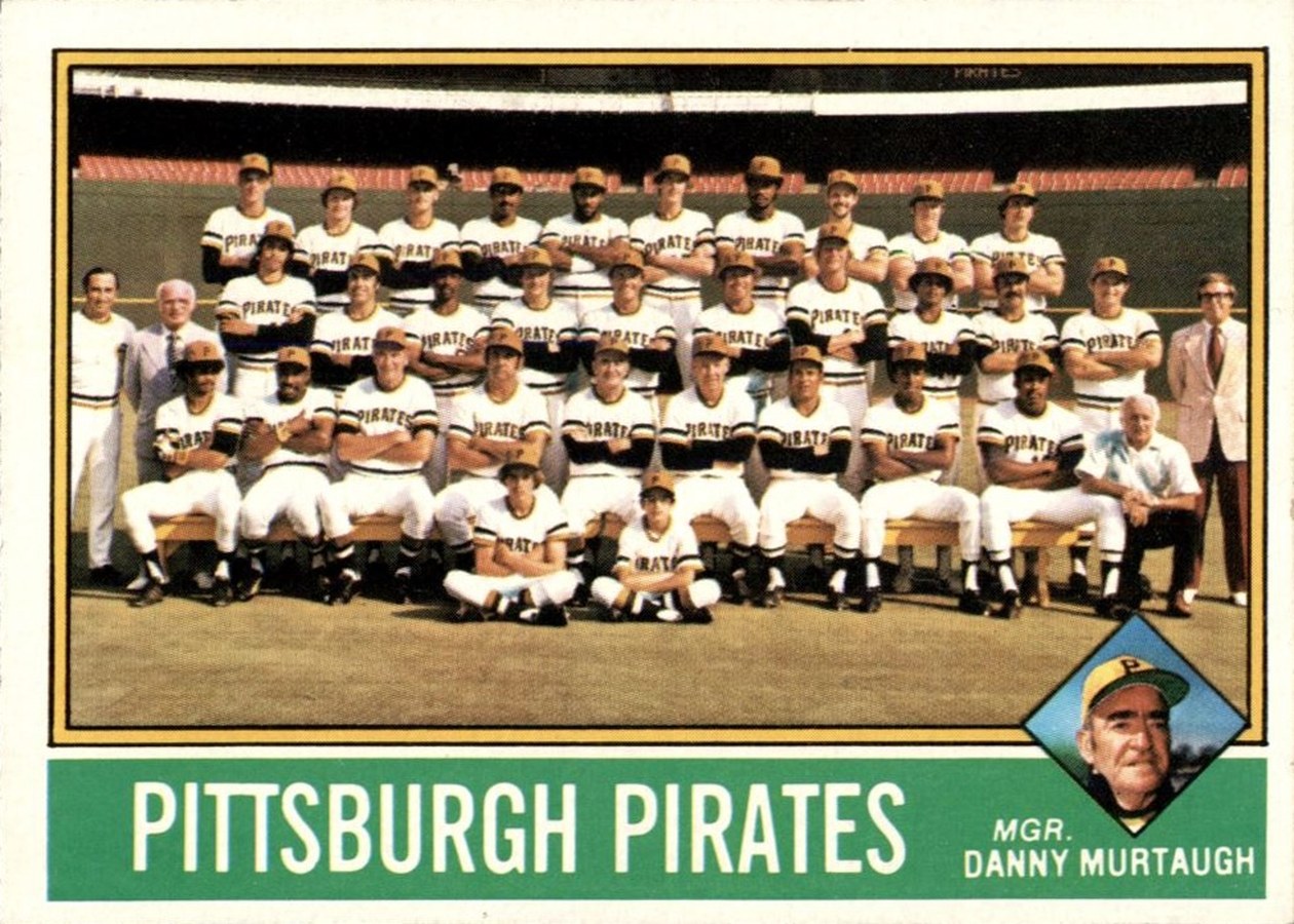 1976 Topps #504 Pittsburgh Pirates Team