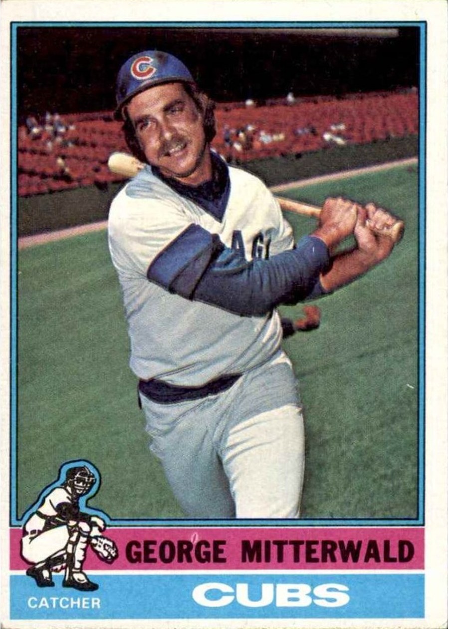 1976 Topps #506 George Mitterwald, Chicago Cubs