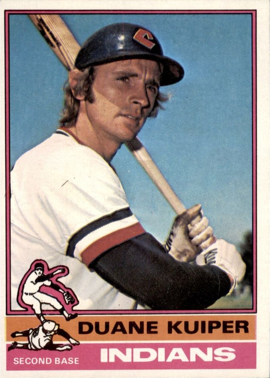 1976 Topps #508 Duane Kuiper, Cleveland Indians