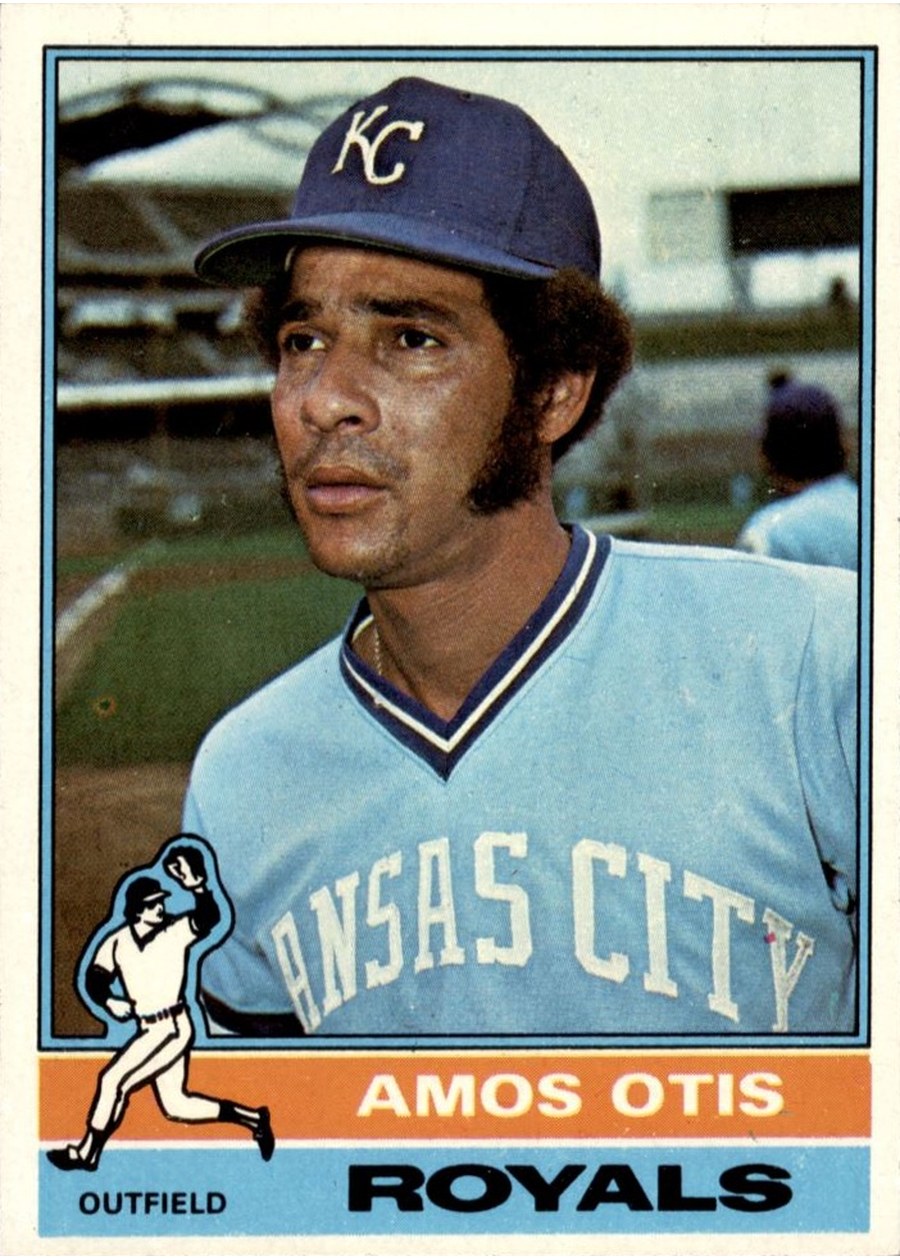 1976 Topps #510 Amos Otis, Kansas City Royals