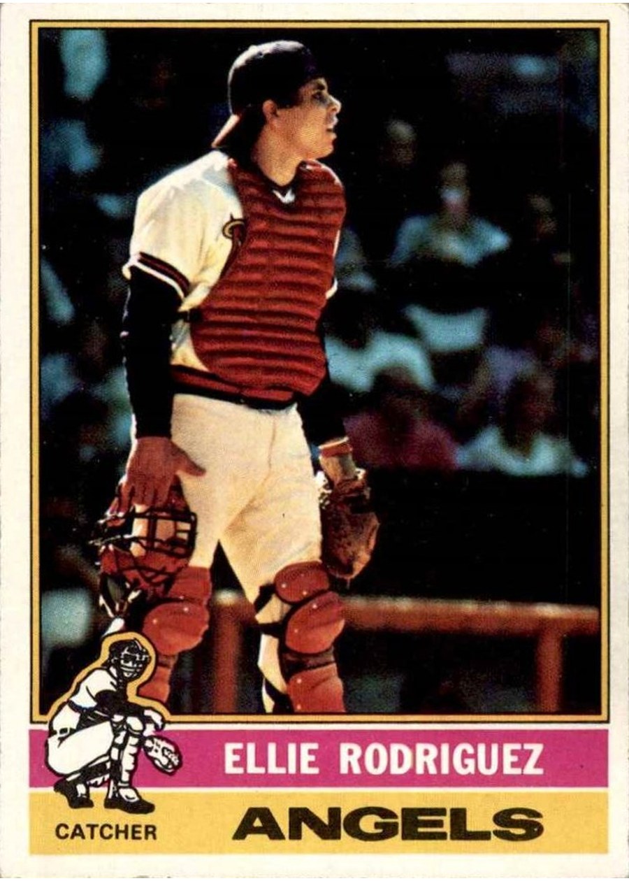 1976 Topps #512 Ellie Rodriguez, California Angels