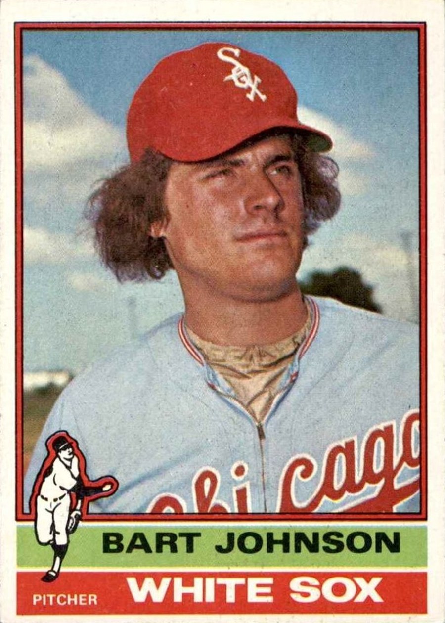 1976 Topps #513 Bart Johnson, Chicago White Sox