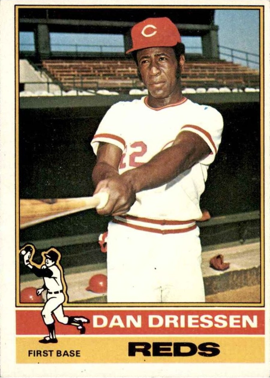 1976 Topps #514 Dan Driessen, Cincinnati Reds