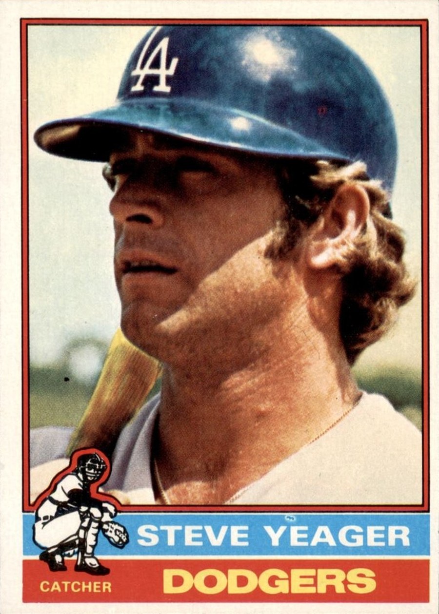 1976 Topps #515 Steve Yeager, Los Angeles Dodgers