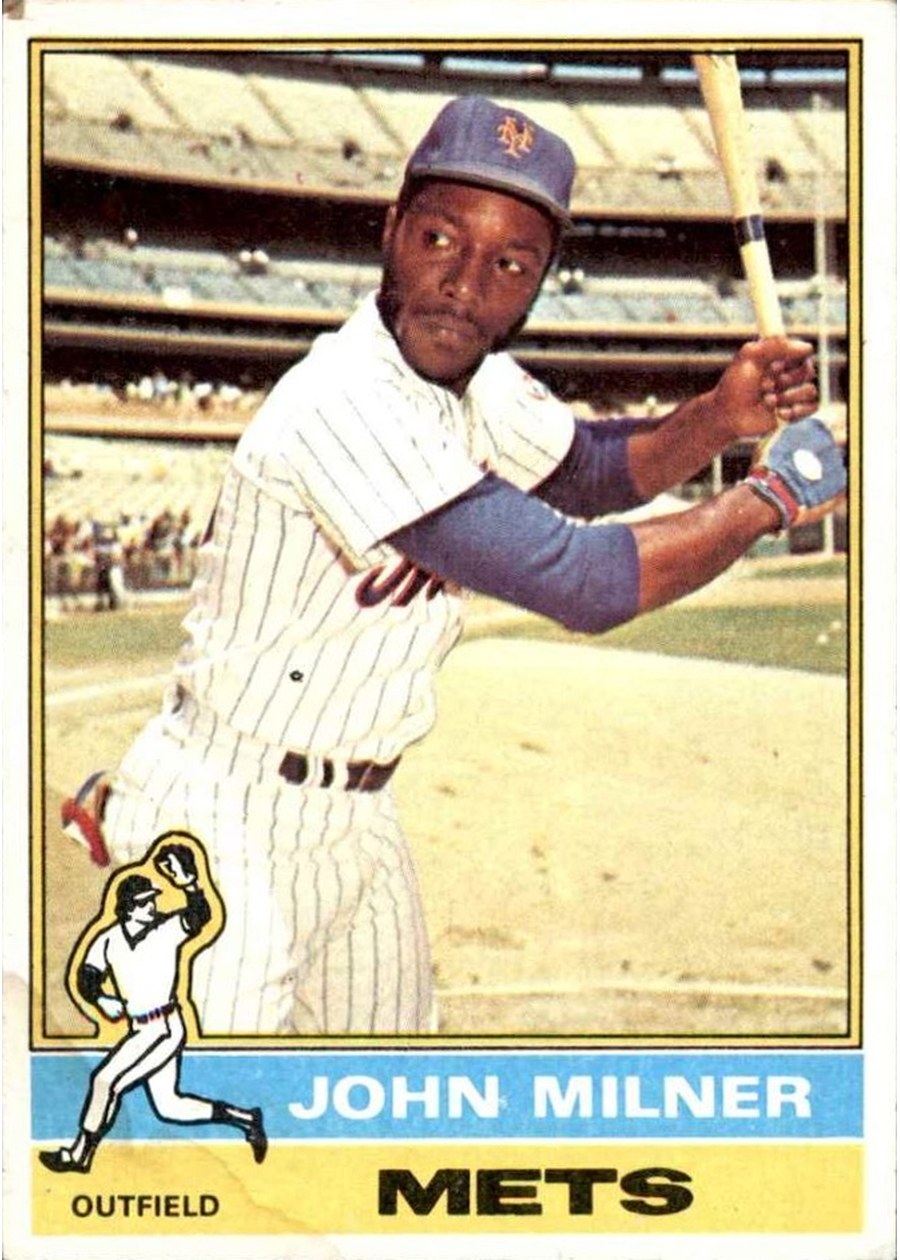 1976 Topps #517 John Milner, New York Mets