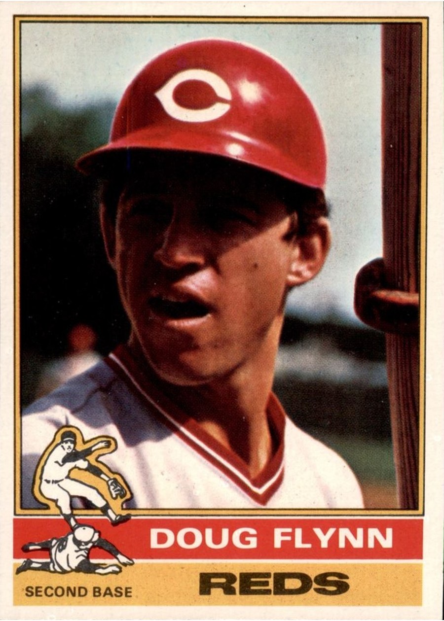 1976 Topps #518 Doug Flynn, Cincinnati Reds