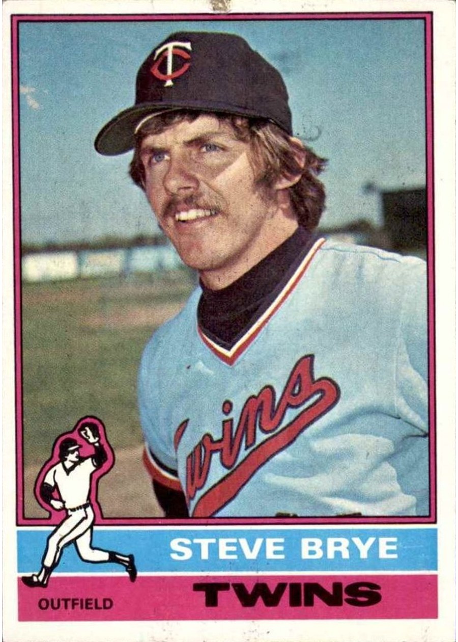 1976 Topps #519 Steve Brye, Minnesota Twins