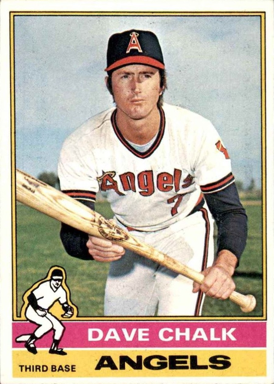 1976 Topps #52 Dave Chalk, California Angels