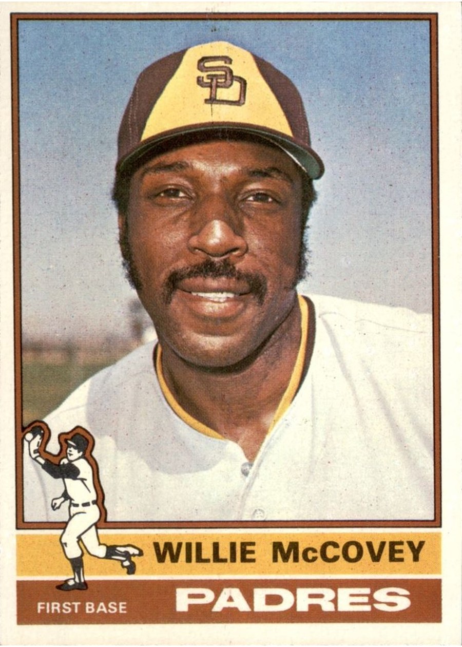 1976 Topps #520 Willie McCovey, San Diego Padres