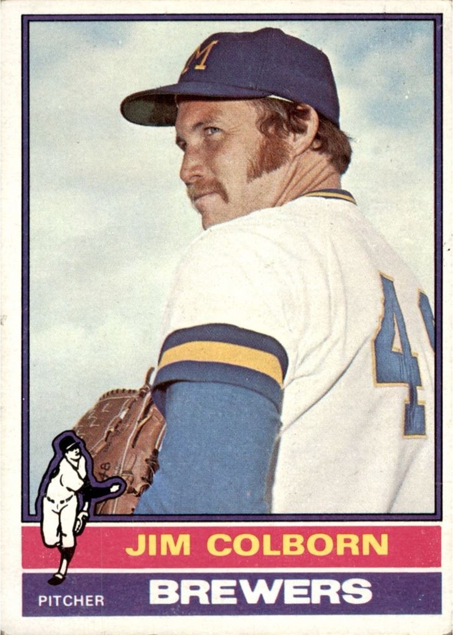 1976 Topps #521 Jim Colborn, Milwaukee Brewers