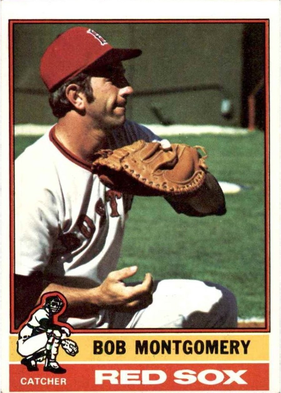 1976 Topps #523 Bob Montgomery, Boston Red Sox