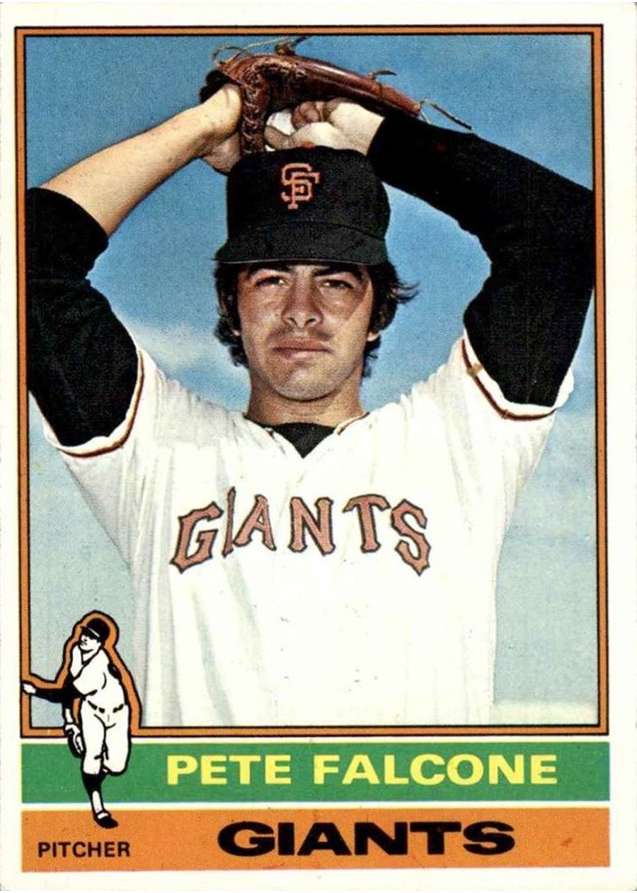 1976 Topps #524 Pete Falcone, San Francisco Giants