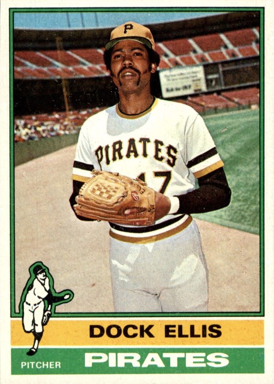 1976 Topps #528 Dock Ellis, Pittsburgh Pirates
