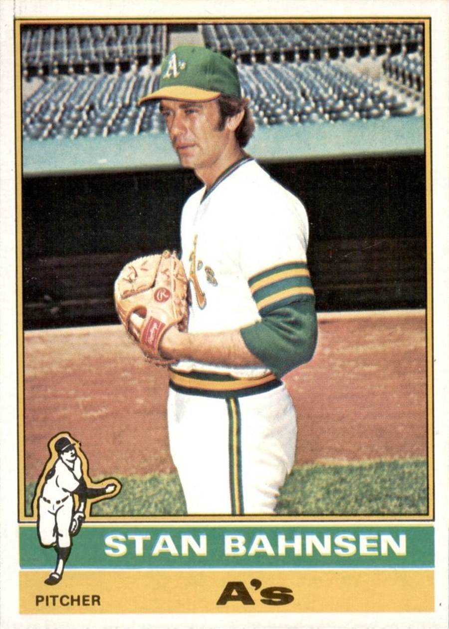 1976 Topps #534 Stan Bahnsen, Oakland Athletics