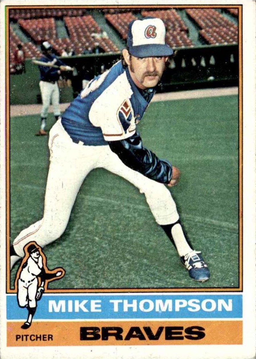 1976 Topps #536 Mike Thompson, Atlanta Braves