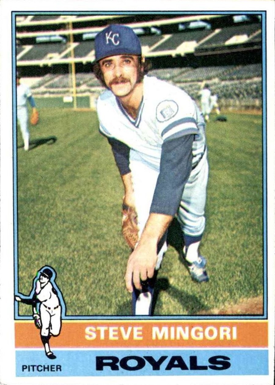 1976 Topps #541 Steve Mingori, Kansas City Royals