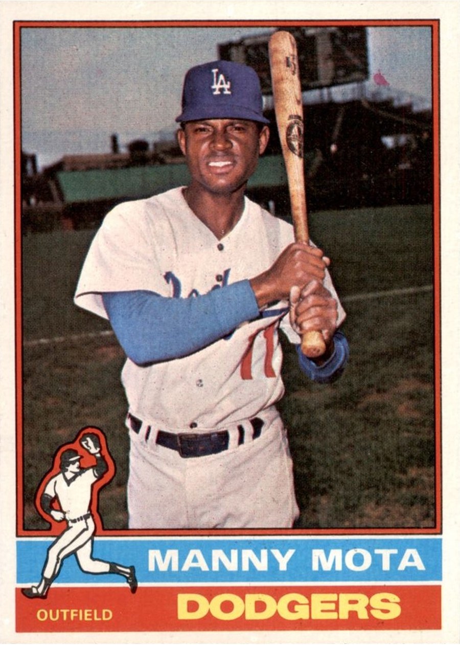 1976 Topps #548 Manny Mota, Los Angeles Dodgers