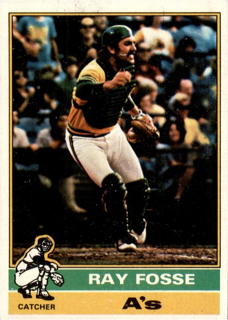 1976 Topps #554 Ray Fosse, Oakland Athletics